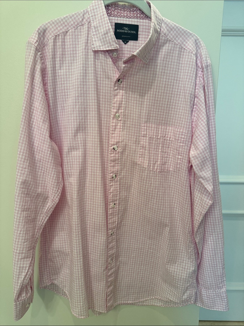 Rodd & Gunn Pink Gingham Button-Down Shirt